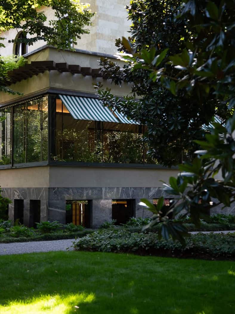 Giardino urbano di Villa Necchi Campiglio, rifugio silenzioso nel cuore di Milano